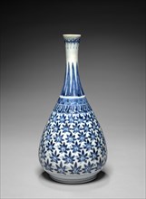 Bottle: Arita Ware, Imari Type, early 1600s. Creator: Unknown.