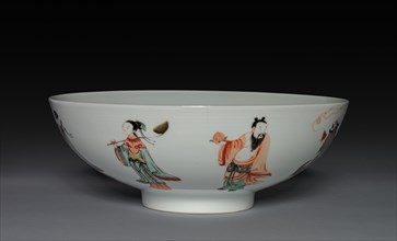 Bowl with Eight Immortals, 1662-1722. Creator: Unknown.