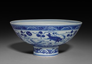 Bowl with Fish and Water Plants, 1522-1566. Creator: Unknown.