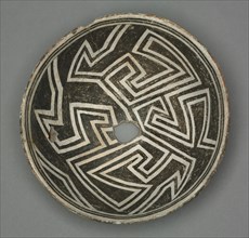 Bowl with Geometic Design (Two-part Pinwheel), c 1000-1150. Creator: Unknown.
