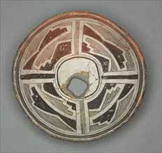 Bowl with Geometric Design (Four-part Design), c 1000- 1150. Creator: Unknown.