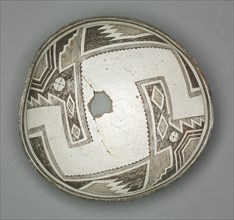 Bowl with Geometric Design (Two- part Design), c. 1000- 1150. Creator: Unknown.