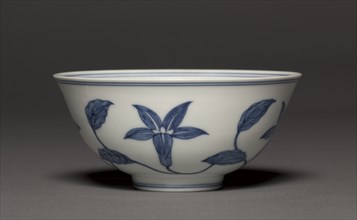 Bowl with Lily Scrolls, 1465-1487. Creator: Unknown.