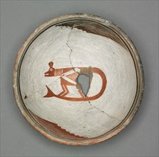 Bowl with Lizard (?), c 1000- 1150. Creator: Unknown.