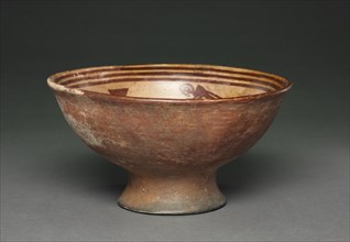 Bowl with Procession and Houses, 1250-1550. Creator: Unknown.