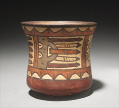 Bowl with Trophy Heads, c. 100-650. Creator: Unknown.