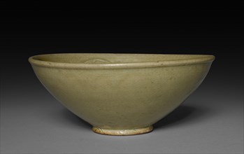 Bowl: Northern Celadon Ware, Yaozhou type, 12th-13th Century. Creator: Unknown.