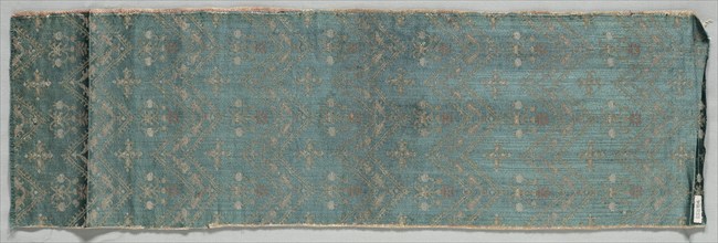 Brocade Textile, 1500s. Creator: Unknown.
