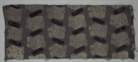 Brocaded Silk, 1600s. Creator: Unknown.