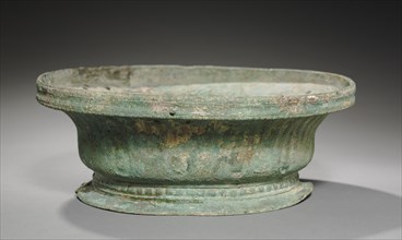 Bronze Volute Krater Base, late 6th Century BC. Creator: Unknown.