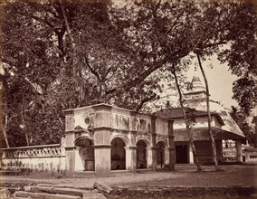 Buddhist Temple, Kalani, c. 1880. Creator: Scowen & Co. (British, active Ceylon, 1876-1895).
