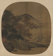 Buffalo and Boy in Autumnal Landscape, 1127-1279. Creator: Yan Ciping (Chinese, active 1164-1187).