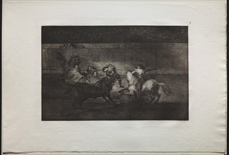 Bullfights: The Death of Pepe Illo (3rd Composition), 1876. Creator: Francisco de Goya (Spanish, 1746-1828).