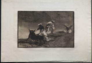 Bullfights: They Play Another with the Cape in an Enclosure, 1876. Creator: Francisco de Goya (Spanish, 1746-1828).