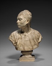Bust of a Chinese, 1867-1868. Creator: Jean-Baptiste Carpeaux (French, 1827-1875).