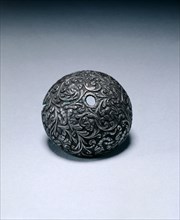 Butt-Cap from a Flintlock Pistol, c. 1650-1660. Creator: Unknown.