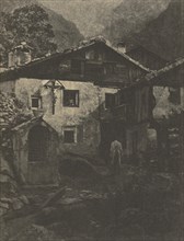 Camera Work: A Village Corner, 1906. Creator: Hans Watzek (Austrian, 1848-1903).