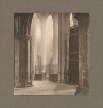 Camera Work: Height and Light in Bourges Cathedral, 1903. Creator: Frederick H. Evans (British, 1853-1943).