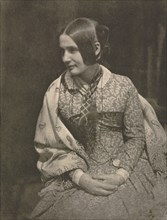 Camera Work: Lady in Flowered Dress, 1912. Creator: David Octavius Hill (British, 1802-1870); Robert Adamson (British, 1821-1848), and.