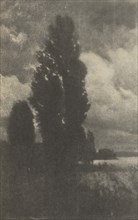 Camera Work: Poplars and Clouds, 1906. Creator: Hans Watzek (Austrian, 1848-1903).