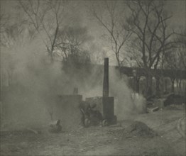 Camera Work: The Asphalt Paver; New York, 1892. Creator: Alfred Stieglitz (American, 1864-1946).