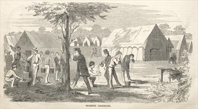 Camp Meeting Sketches: Morning Ablutions, 1858. Creator: Winslow Homer (American, 1836-1910).