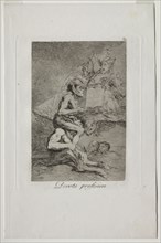 Caprichos: Devout Profession. Creator: Francisco de Goya (Spanish, 1746-1828).