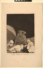 Caprichos: Sleep Overcomes Them. Creator: Francisco de Goya (Spanish, 1746-1828).