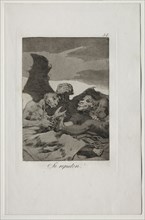 Caprichos: They Spruce Themselves Up. Creator: Francisco de Goya (Spanish, 1746-1828).