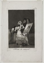 Caprichos: Until Death, 1799. Creator: Francisco de Goya (Spanish, 1746-1828).