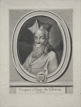 Cardinal Jaques Davey Duperron. Creator: Gerard Edelinck (French, 1640-1707).