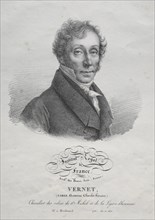 Carl Vernet, c. 1825. Creator: Julien Léopold Boilly (French, 1796-1874).