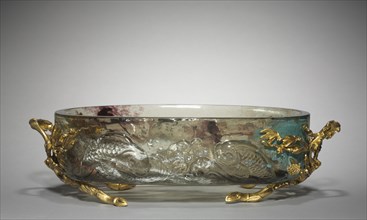 Centerpiece, c. 1880. Creator: Eugène Rousseau (French, 1827-1891); Appert Frères (French), firm of ; Escalier de Cristal (French), firm of.