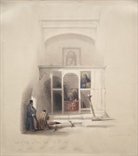Chapel of Elijah on Mount Horeb, 1839. Creator: David Roberts (British, 1796-1864).