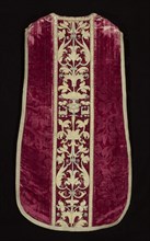 Chasuble, late 1600s. Creator: Unknown.