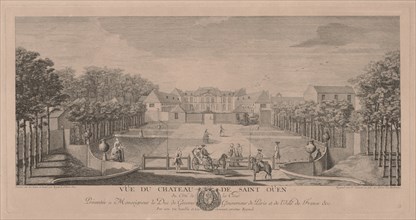 Chateau Saint Ouen from the Court. Creator: Jacques Rigaud (French, 1681-1754).