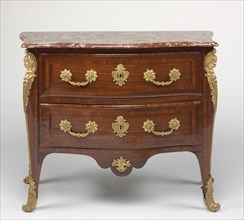 Chest of Drawers (Commode), c. 1725. Creator: Etienne Doirat (French, c. 1670-1732), attributed to.