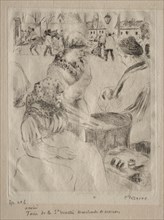 Chestnut Vendor, 1878. Creator: Camille Pissarro (French, 1830-1903).
