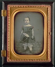 Child with Drum, 1850s. Creator: Unidentified Photographer.