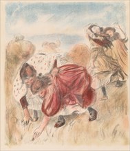 Children Playing Ball, 1900. Creator: Pierre-Auguste Renoir (French, 1841-1919).
