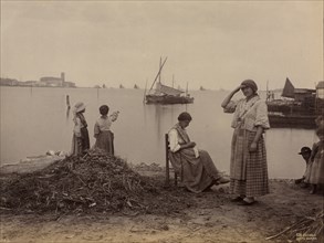 Chioggia, Under the Marina, c. 1870. Creator: Carlo Naya (Italian, 1816-1882).