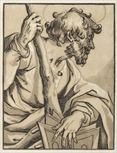 Christ and the Apostles: St. Judas Thaddeus (with the Club), 1600s. Creator: Ludolph Büsinck (German, 1590-1669).