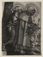 Christ and the Apostles: St. Peter and St. Paul, 1520. Creator: Hans Sebald Beham (German, 1500-1550).