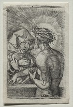 Christ and the Virgin, 1519. Creator: Hans Sebald Beham (German, 1500-1550).