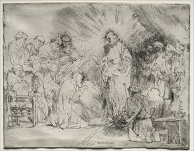 Christ Appearing to the Apostles, 1656. Creator: Rembrandt van Rijn (Dutch, 1606-1669).