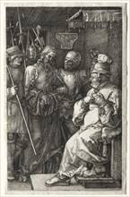 Christ before Caiaphas, 1512. Creator: Albrecht Dürer (German, 1471-1528).