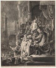 Christ Before Pilate: Large Plate, 1636. Creator: Rembrandt van Rijn (Dutch, 1606-1669).