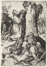Christ on the Mount of Olives. Creator: Martin Schongauer (German, c.1450-1491).