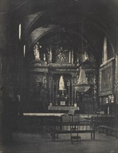 Church Interior, c. 1855. Creator: Farnham Maxwell Lyte (British, 1828-1906).