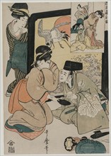 Chushingura: Act I of The Storehouse of Loyalty, late 1790s. Creator: Kitagawa Utamaro (Japanese, 1753?-1806).
